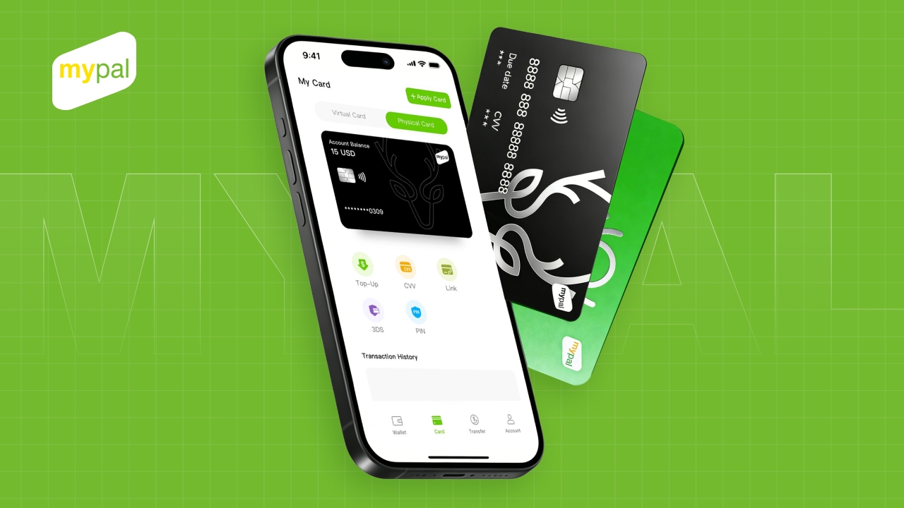 Mypal crypto card app